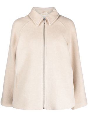 SAMSOE SAMSOE Alma zip-up jacket - Neutrals
