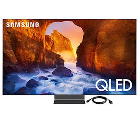 Samsung 65" Class QLED Q90 Ultra HD 4K TV & 6' HDMI Cable