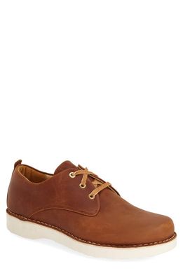 Samuel Hubbard Free Plain Toe Derby in Tan Waxhide