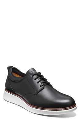 Samuel Hubbard Rafael Plain Toe Oxford Shoe in Black Leather