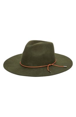 San Diego Hat Anza Packable Wool Fedora in Olive