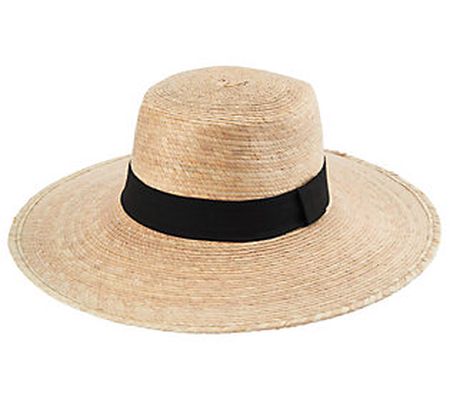 San Diego Hat Co. Baile Palm Straw Boater Hat