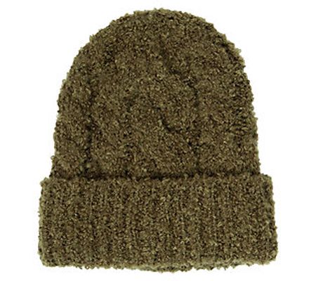 San Diego Hat Co. Boucle Cable Knit Beanie