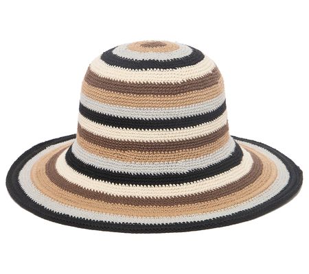 San Diego Hat Co. Crochet Striped Hat