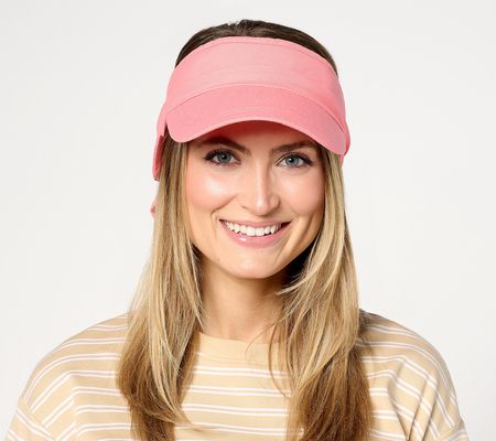 San Diego Hat Co. Garden Chic Visor with Ribbon Tie Back