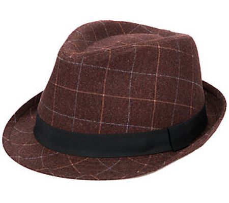 San Diego Hat Co. Men's Cut & Sew Fedora