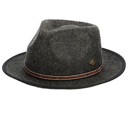 San Diego Hat Co. Men's Wool Felt Fedora w/Band