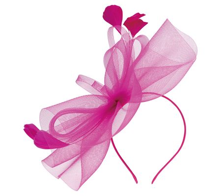 San Diego Hat Co. Organza Fascinators with Feat hers