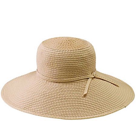 San Diego Hat Co. Ribbon Braid Sun Hat with Tie
