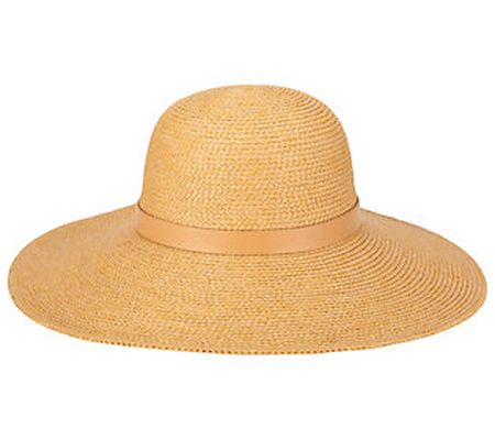 San Diego Hat Co. Sun Lounger Paperbraid Round Crown Hat
