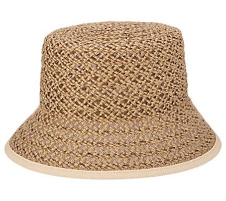 San Diego Hat Co. Well Crafted Braided Hemp Buc ket Hat