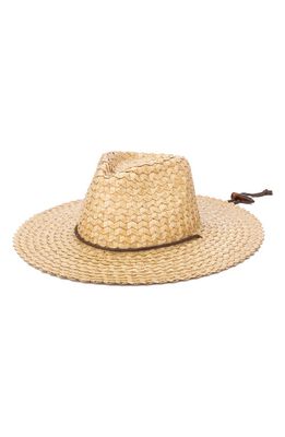 San Diego Hat Lifeguard Straw Sun Hat in Natural