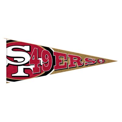 San Francisco 49ers 24'' Wood Pennant