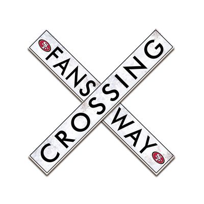 San Francisco 49ers 48" Fans Way Crossing Sign