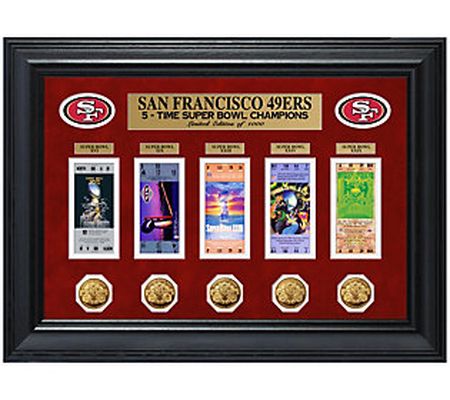 San Francisco 49ers Super Bowl Champs Ticket Co llection