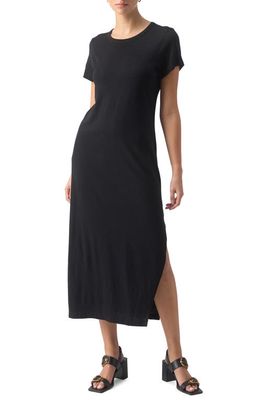 Sanctuary Bring Me Back Midi T-Shirt Dress in Black