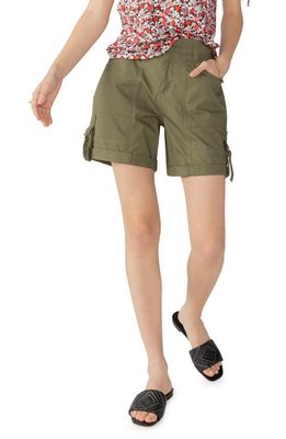 Sanctuary Cali Cargo Shorts in Mossy Green