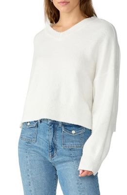 Sanctuary Easy Breezy V-Neck Sweater in Milk