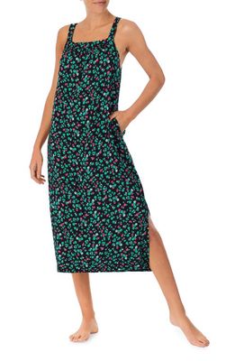 Sanctuary Floral Nightgown in Black Garden Floral