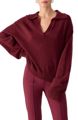 Sanctuary Johnny Collar Sweater in Sugar Plum