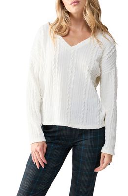 Sanctuary Keep It Cable Sweater in Milk