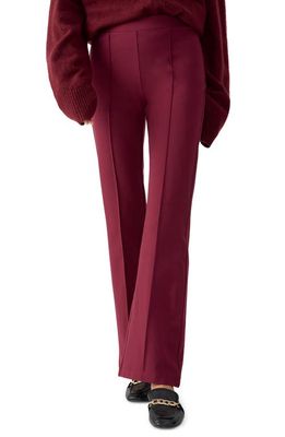 Sanctuary Lana Pintuck Flare Leggings in Sugar Plum