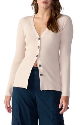 Sanctuary Off Duty Cotton Blend Cardigan in Toasted Ma