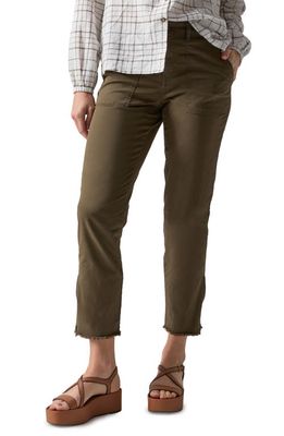 Sanctuary Peace Maker Straight Leg Ankle Pants in Burnt Olive