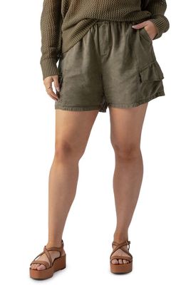 Sanctuary Relaxed Rebel Cargo Shorts in Burnt Oliv