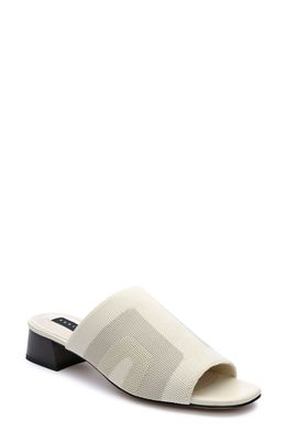 Sanctuary Rumble Recycled Mesh Slide Sandal in Milk-Sand-Taupe