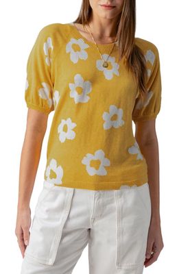 Sanctuary Sunny Days Print Sweater in Golden San