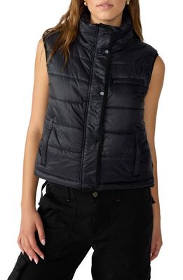 Sanctuary Talia Quilted Puffer Vest in Black