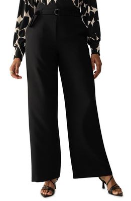 Sanctuary Upright Wide Leg Pants in Black