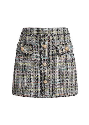 Sandra Tweed Mini Skirt
