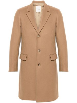 SANDRO Apollo single-breasted coat - Neutrals