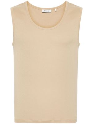 SANDRO cotton tank top - Neutrals