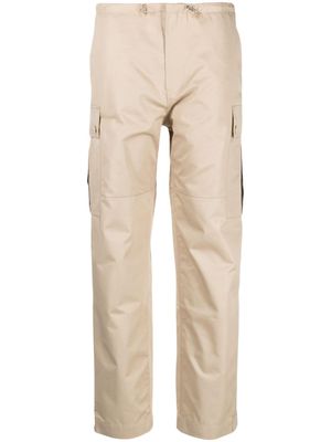 SANDRO high-waist tapered trousers - Neutrals
