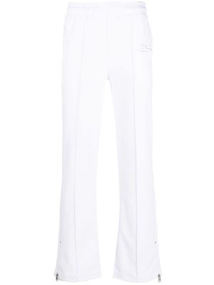 SANDRO logo-embroidered track pants - White