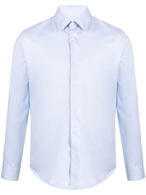 SANDRO long-sleeve cotton shirt - Blue