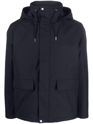 SANDRO long-sleeve hooded jacket - Blue