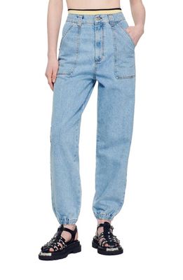 sandro Melvin Jogger Jeans in Light Bu Jean