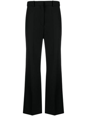 SANDRO mid-rise straight-leg trousers - Black