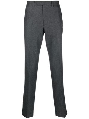 SANDRO mid-rise straight-leg trousers - Grey