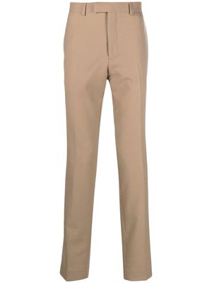SANDRO mid-rise tapered trousers - Neutrals