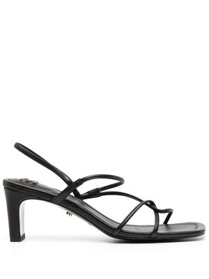 SANDRO open-toe heeled sandals - Black