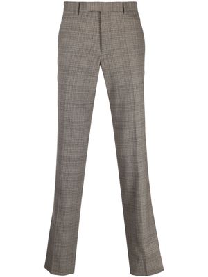 SANDRO plaid-check print trousers - Grey