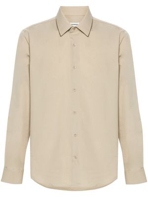 SANDRO poplin cotton shirt - Neutrals