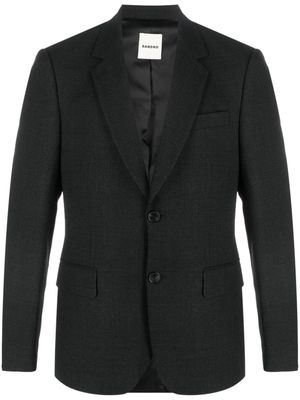 SANDRO single-breasted wool blazer - Grey