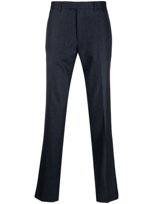 SANDRO slim-cut wool trousers - Blue