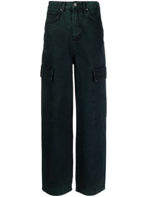 SANDRO straight-leg cargo jeans - Green